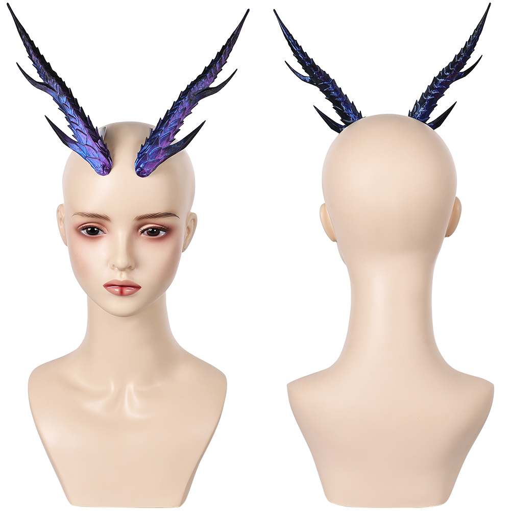 Nezha (2025) Dragon Horn Cosplay Headband Halloween Carnival Costume Accessories