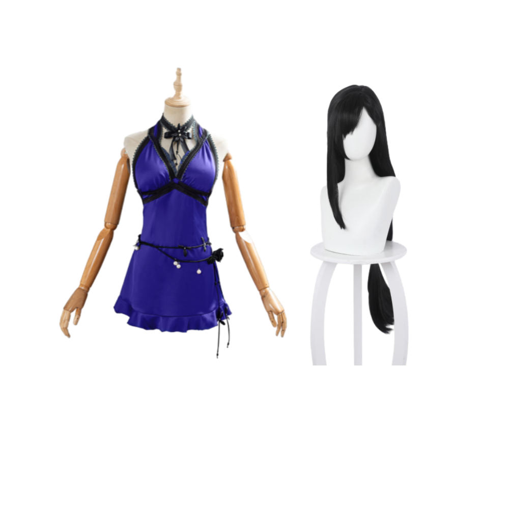  Final Fantasy VII Remake Tifa Lockhart Dress Cosplay Costume