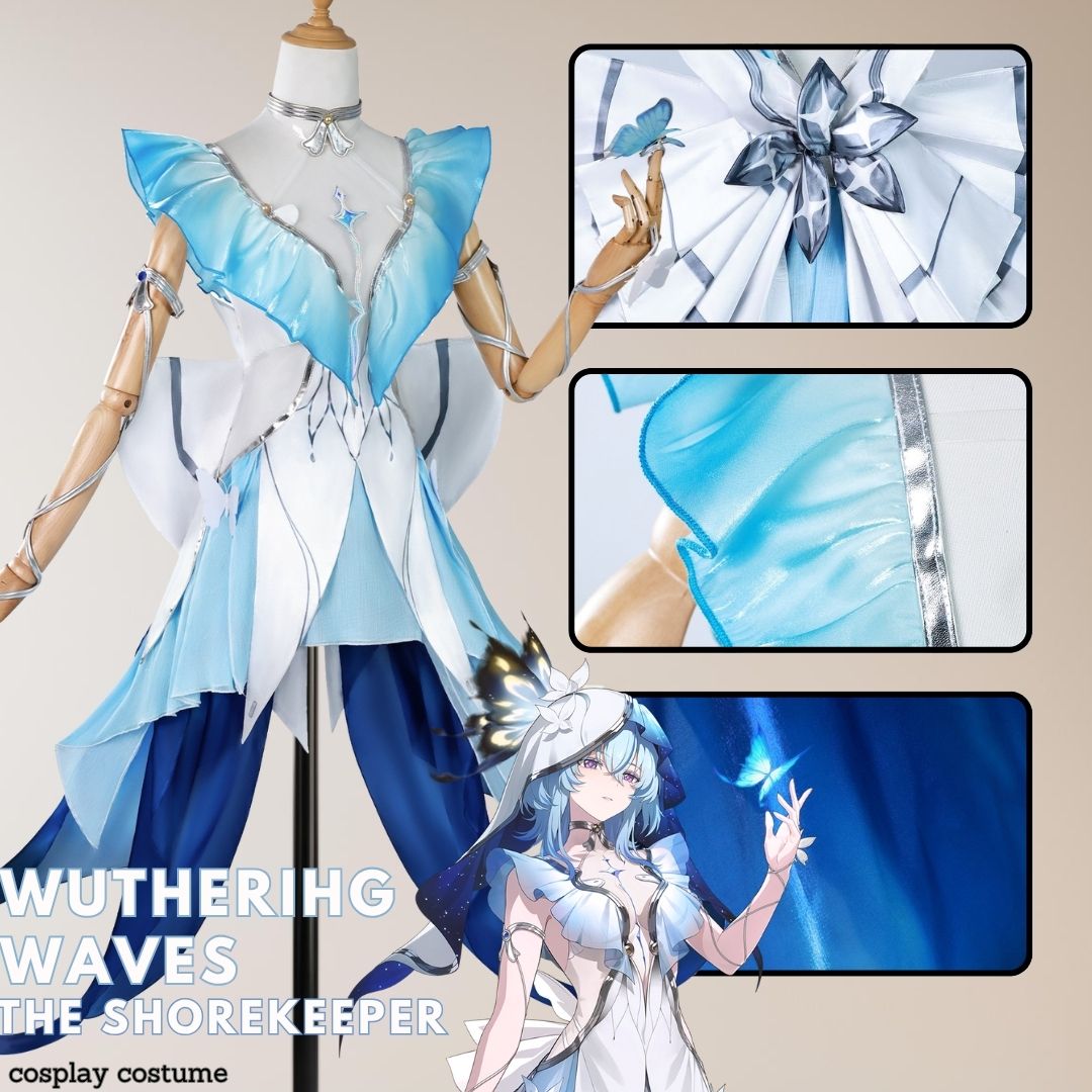 Wuthering Waves the Shorekeeper Fullset Outfits Halloween Carnival Cosplay Costume