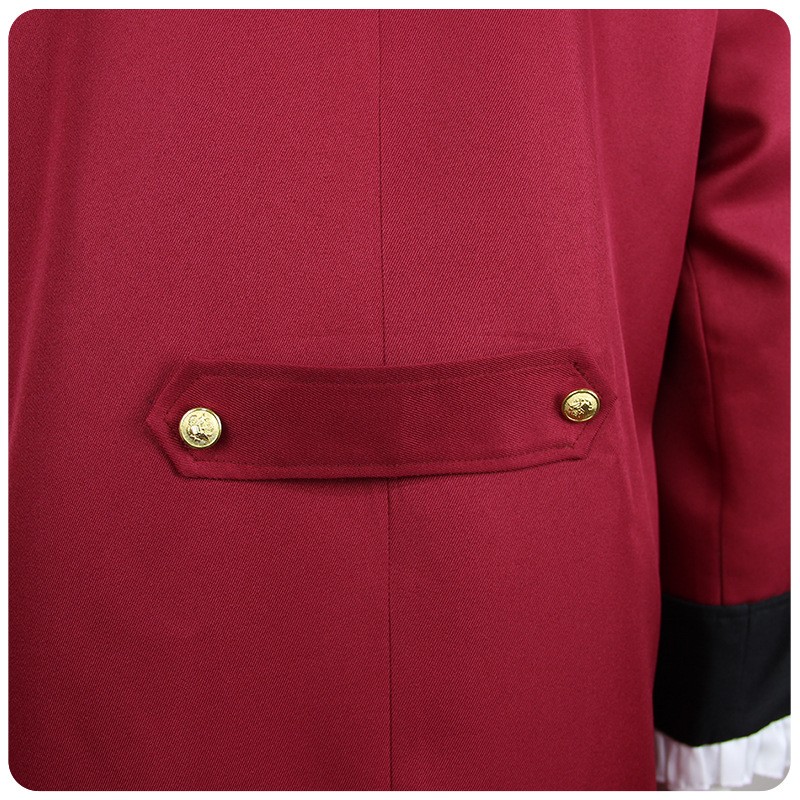 President George Washington Red Outfit Halloween Carnival Cosplay Costume