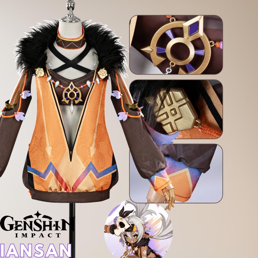 Genshin Impact Iansan Fullset Outfits Halloween Carnival Cosplay Costume