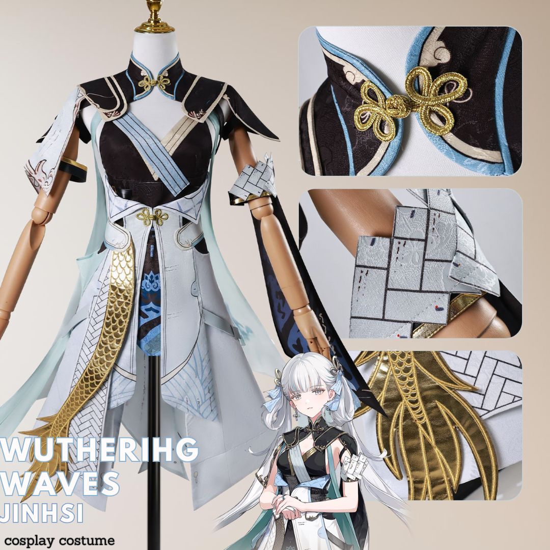 Wuthering Waves Jinhsi Fullset Outfits Halloween Carnival Cosplay Costume