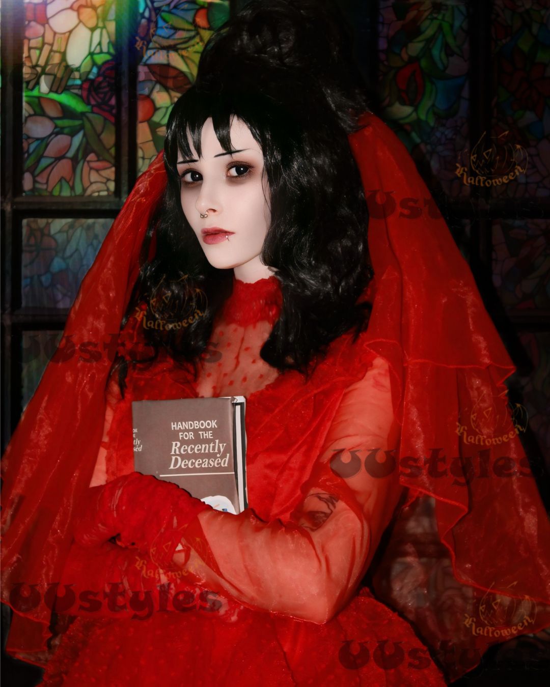 Beetlejuice Lydia Cosplay Costume Dress Outfits Halloween Carnival Christmas Outfit