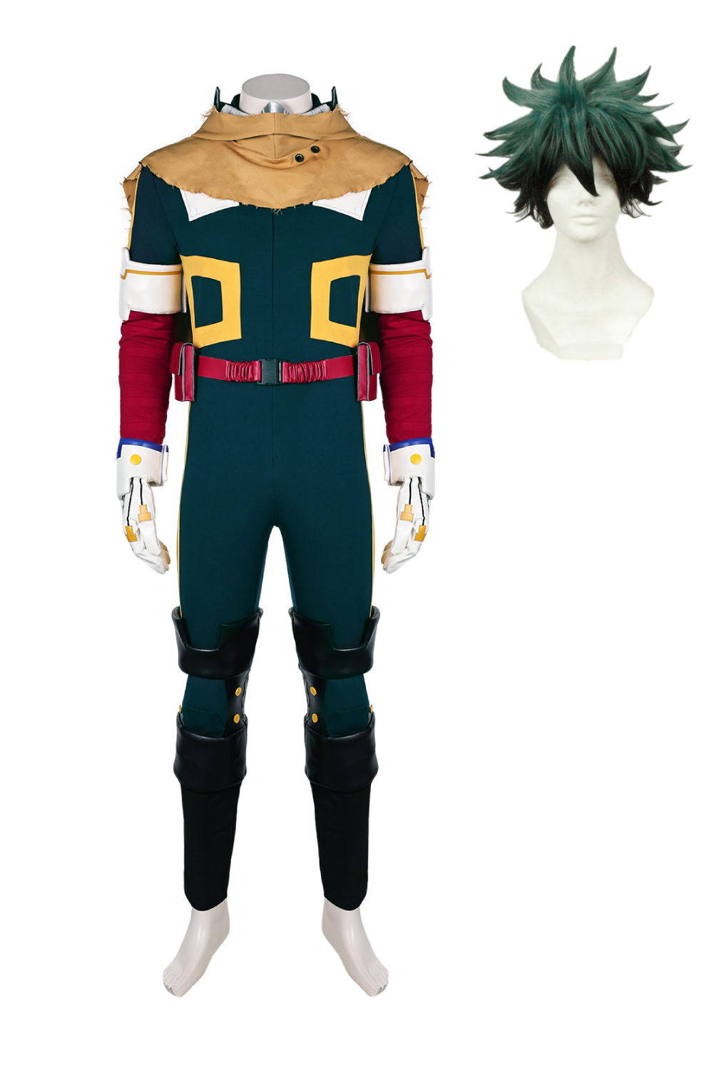 7th Season Izuku Midoriya Green Jumpsuit Full Set Outfits Halloween Carnival Suit Cosplay Costume