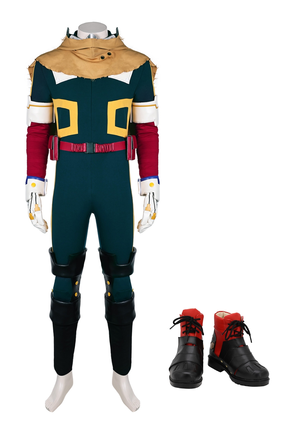 7th Season Izuku Midoriya Green Jumpsuit Full Set Outfits Halloween Carnival Suit Cosplay Costume