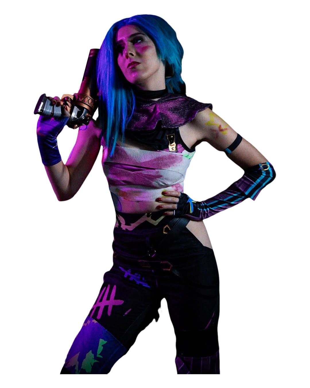 Arcane Season 2 Jinx Top Pants Outfits Halloween Carnival Cosplay Costume