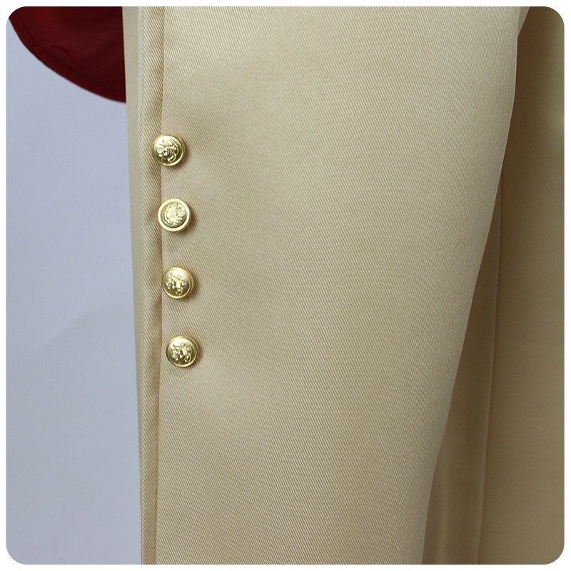 President George Washington Red Outfit Halloween Carnival Cosplay Costume