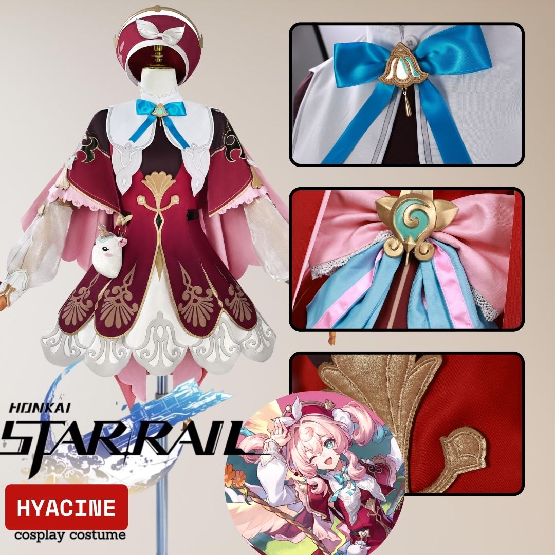 Honkai: Star Rail Hyacine Fullset Outfits Halloween Carnival Party Cosplay Costume