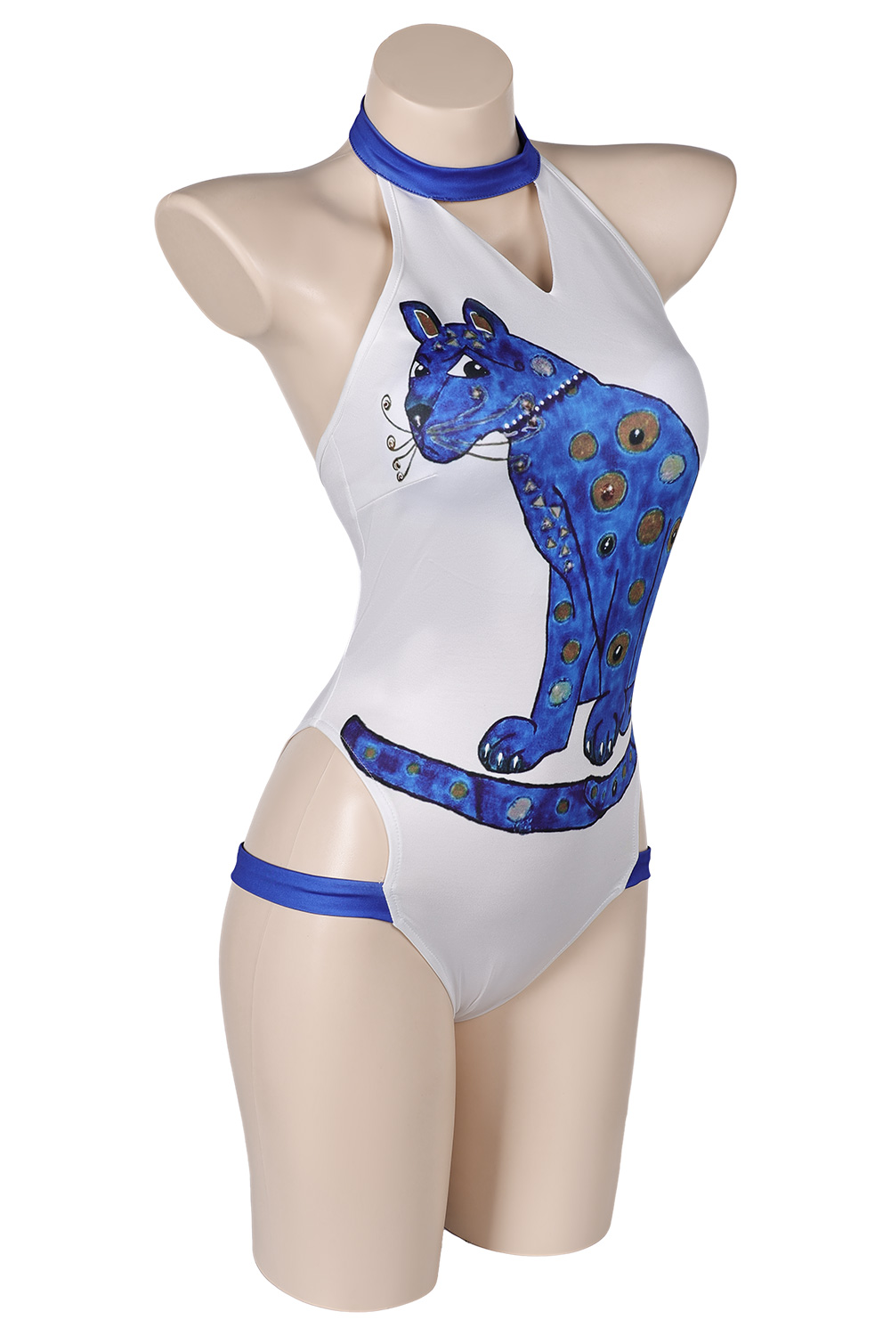 ABBA Agnetha Faltskong Vintage Retro 70s One-piece Printed Swimsuit Outfits Halloween Carnival Suit Cosplay Costume Original Design  