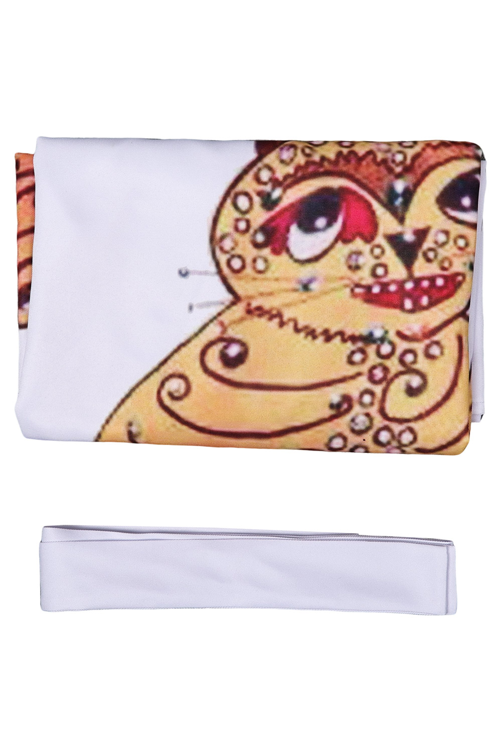 ABBA Anni-Frid Synni Lyngstad Retro 70S Style Vintage Yellow Printed Dress Outfits Halloween Carnival Suit Cosplay Costume