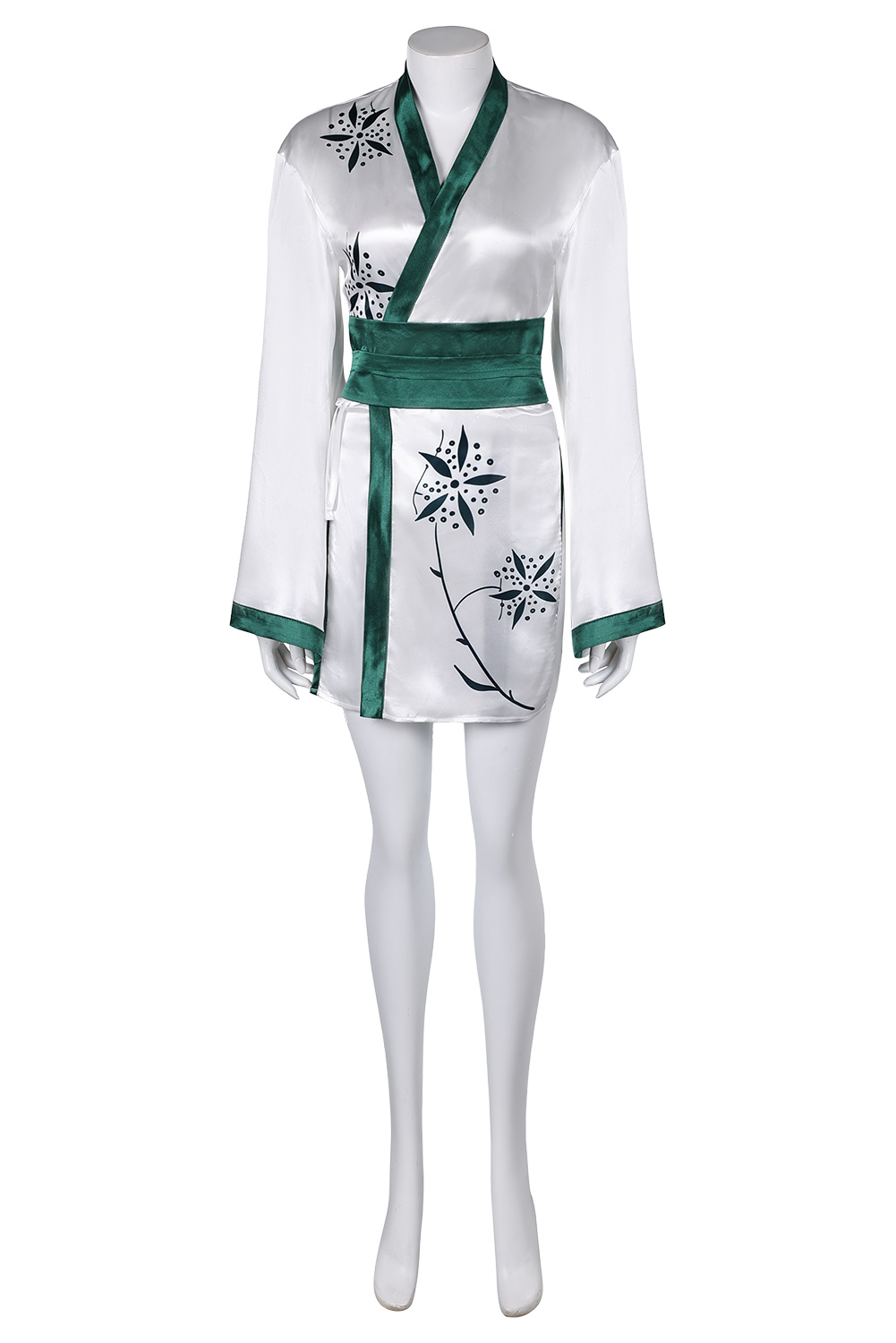 ABBA Anni-Frid Synni Lyngstad Retro 70S Women Short Robe Outfits Halloween Carnival Suit Cosplay Costume