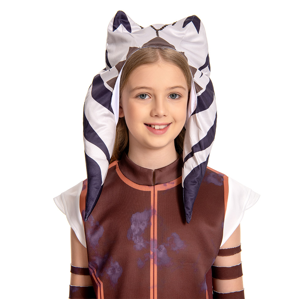 Ahsoka Tano Kids Cosplay Costume Outfits Halloween Carnival Suit