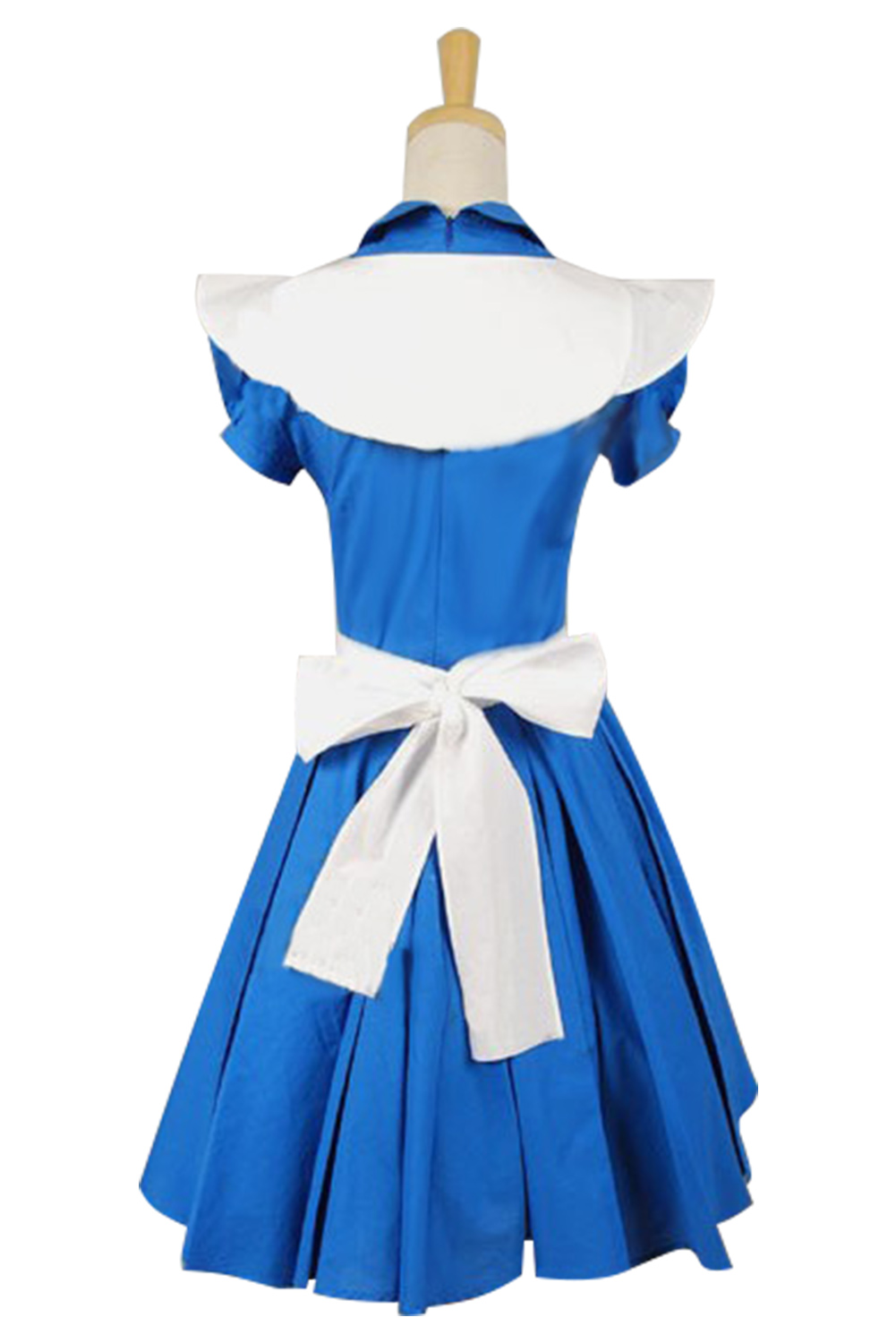 Alice In Wonderland Movie Blue Alice Dress Costume Halloween Suit