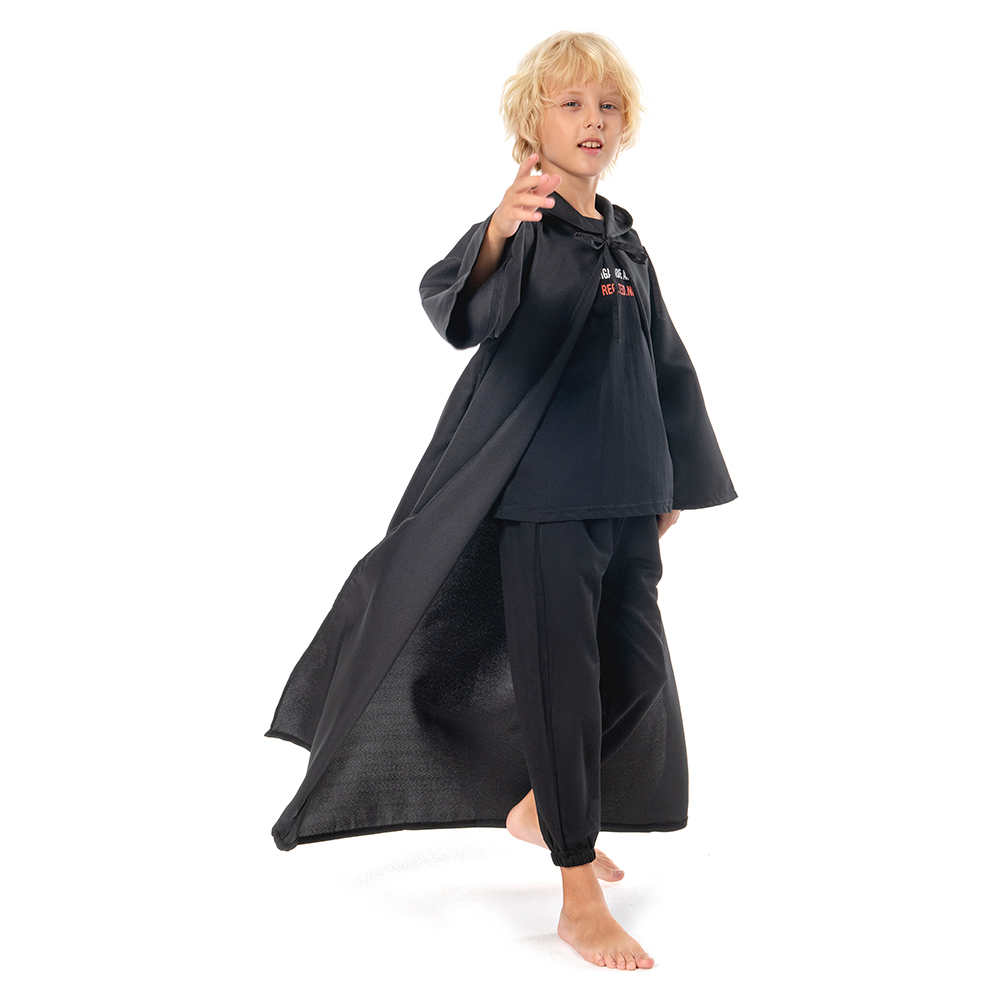 Anakin Skywalker Black Cloak Cosplay Costume Child Version Outfits Halloween Carnival Suit Cosplay Costume
