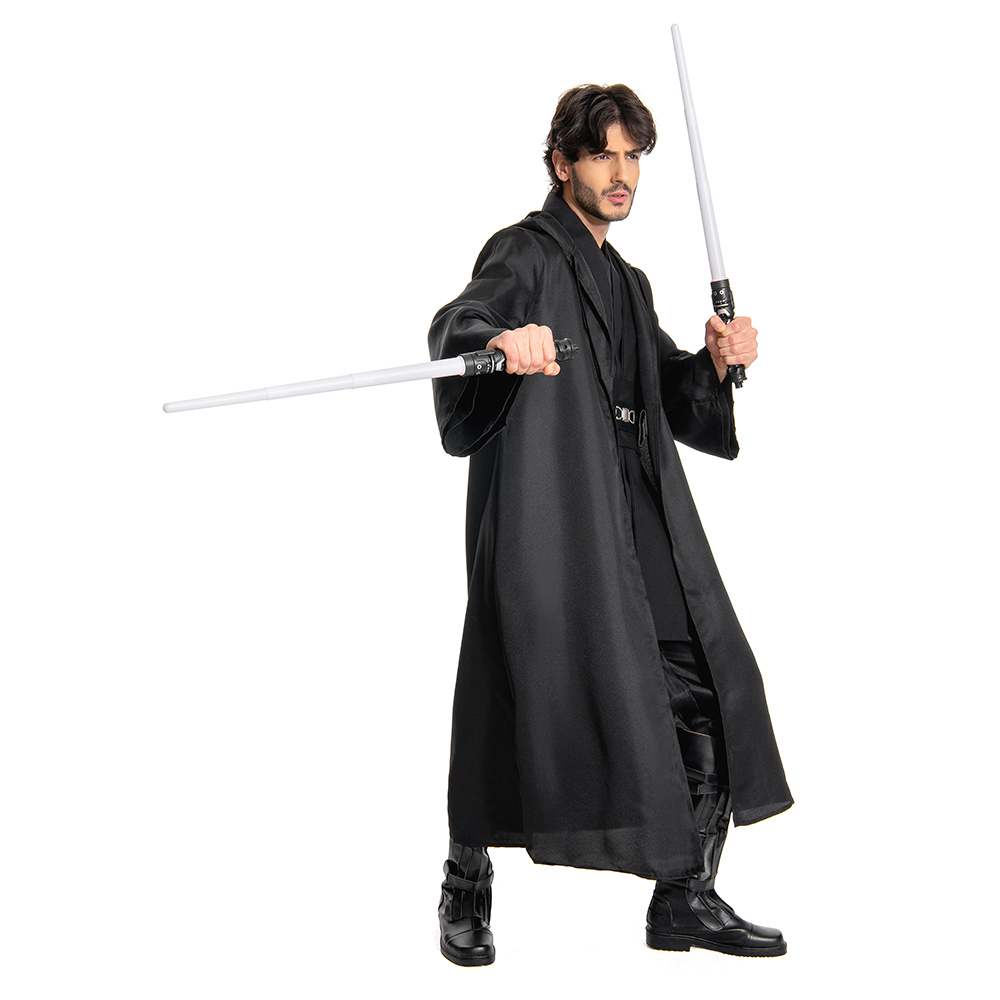  Anakin Skywalker Cosplay Costume Outfit Black Version