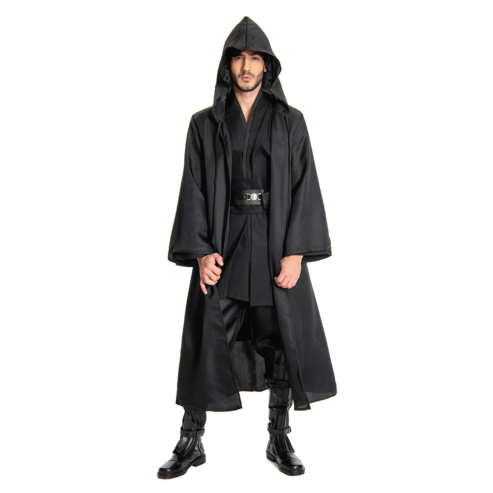  Anakin Skywalker Cosplay Costume Outfit Black Version