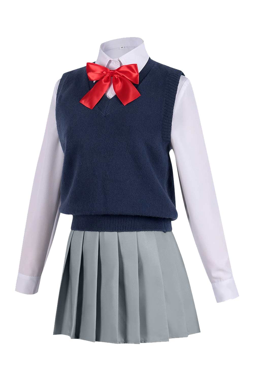 Anime 2.5 Dimensional Seduction Ririsa Amano Women JK Uniform Outfits Halloween Carnival Suit Cosplay Costume