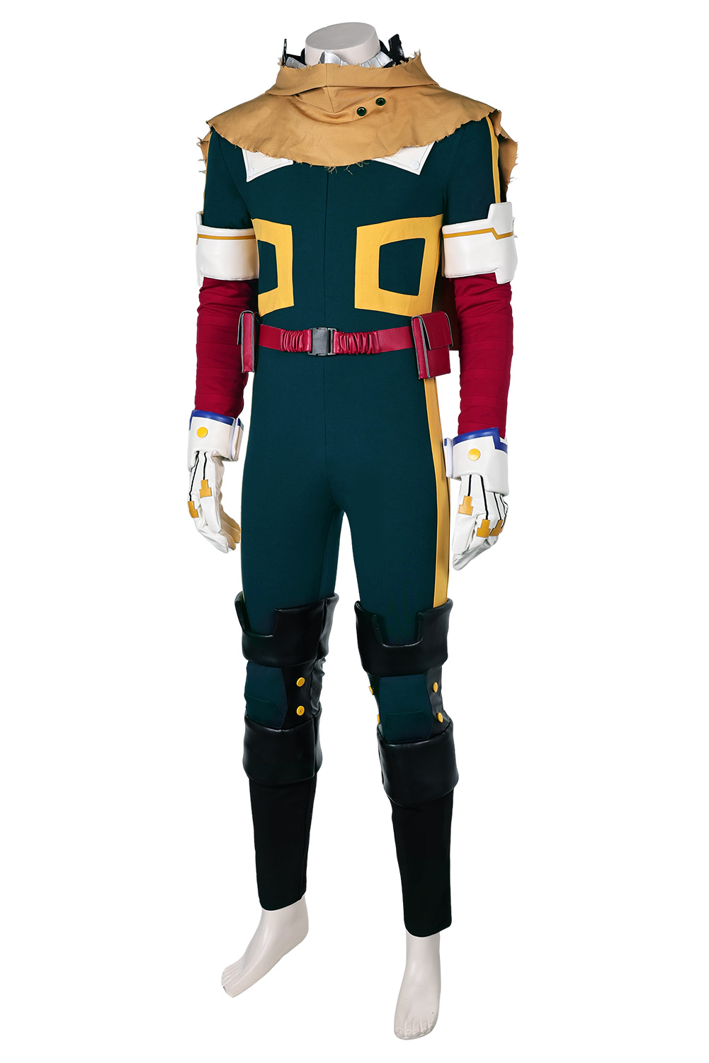 Anime 7th Season Izuku Midoriya Green Jumpsuit Full Set Outfits Halloween Carnival Suit Cosplay Costume