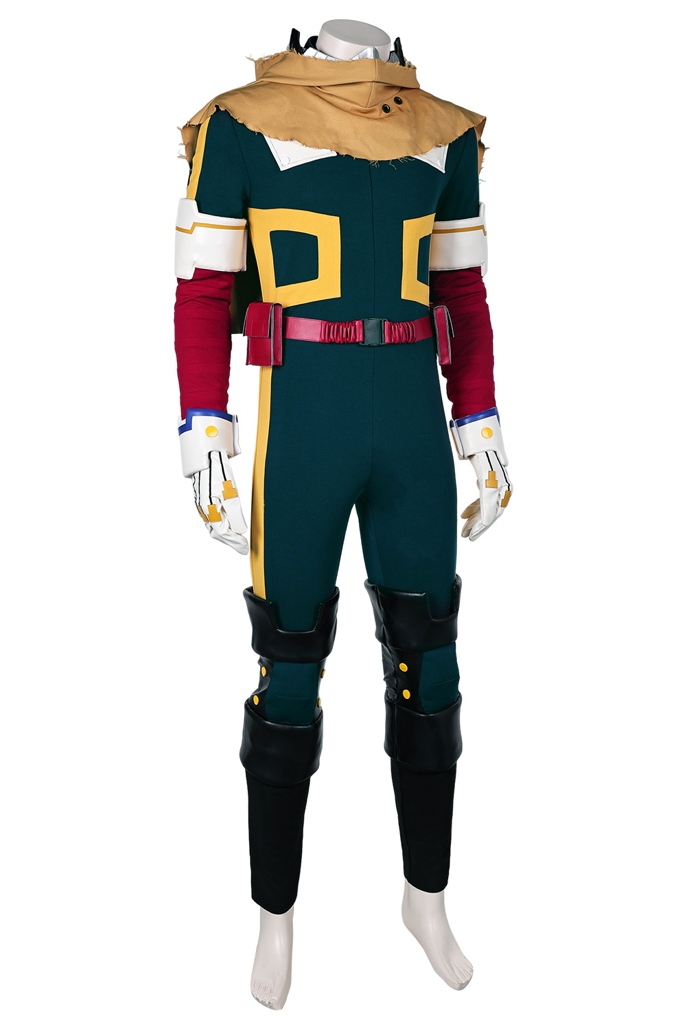 Anime 7th Season Izuku Midoriya Green Jumpsuit Full Set Outfits Halloween Carnival Suit Cosplay Costume