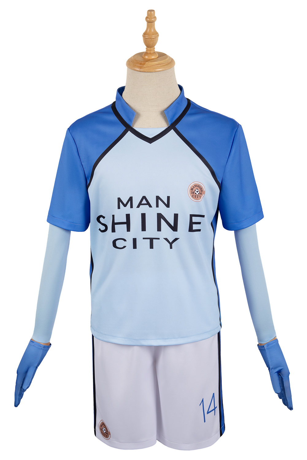 Anime BLUE LOCK Man Shine City Team Uniform Outfits Halloween Carnival Suit Cosplay Costume