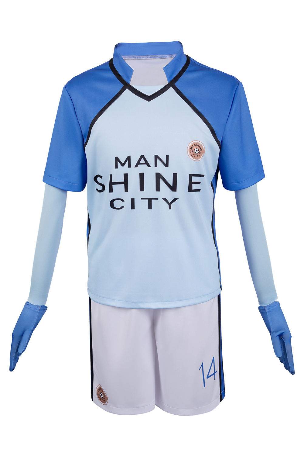 Anime BLUE LOCK Man Shine City Team Uniform Outfits Halloween Carnival Suit Cosplay Costume