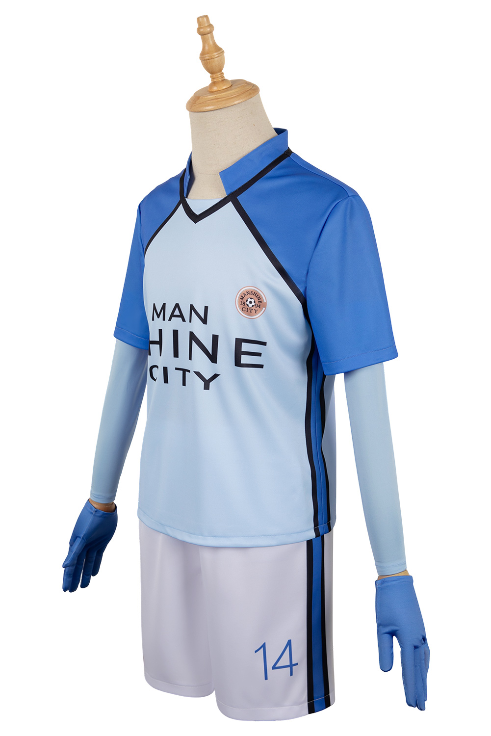 Anime BLUE LOCK Man Shine City Team Uniform Outfits Halloween Carnival Suit Cosplay Costume