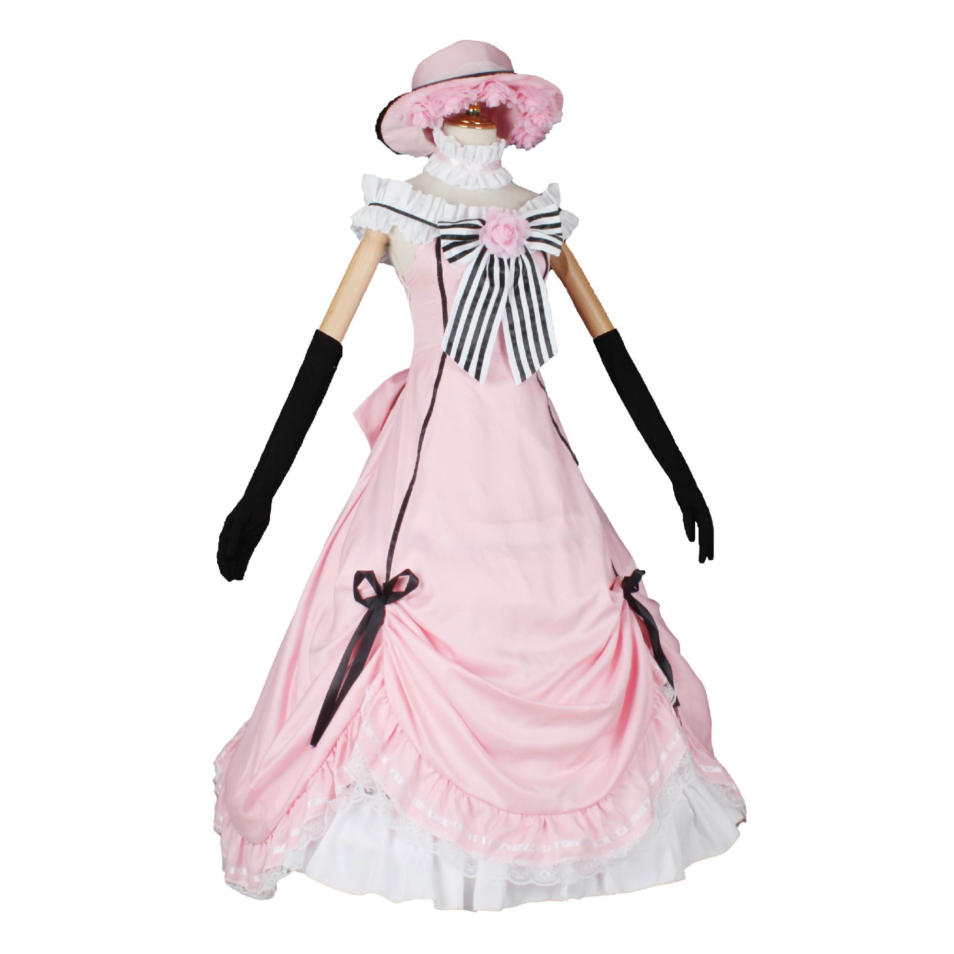 Anime Black Butler Ciel Phantomhive Smile Robin Dress Femboy Clothing Outfits Halloween Carnival Suit Cosplay Costume