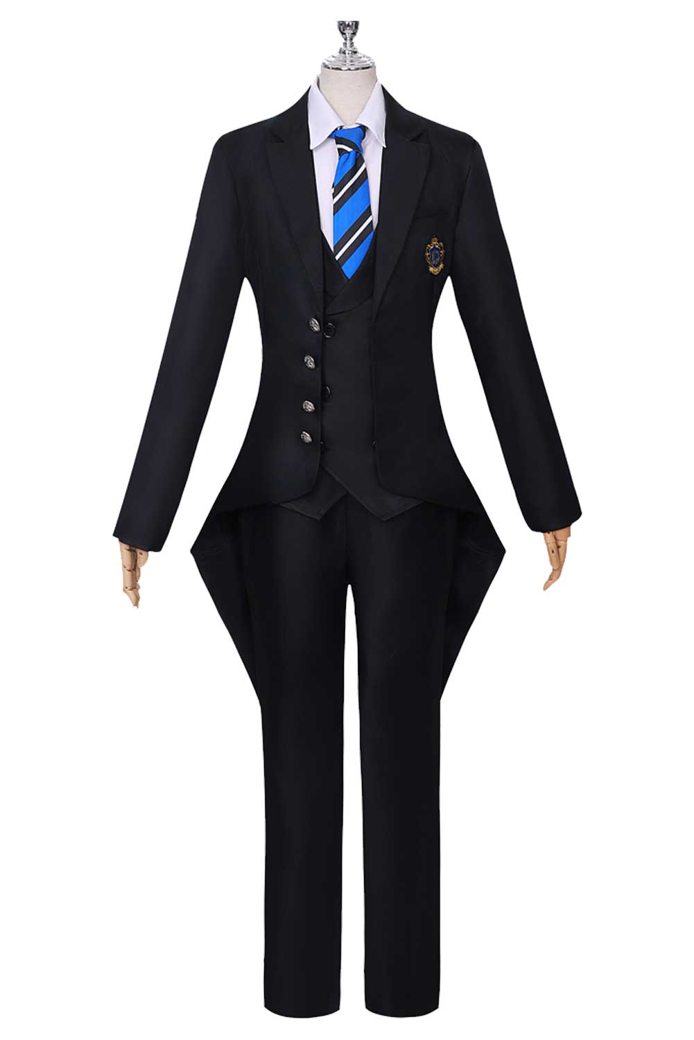 Anime Black Butler: Public School Arc(2024) Ciel Phantomhive Black Uniform Outfits Halloween Carnival Suit Cosplay Costume
