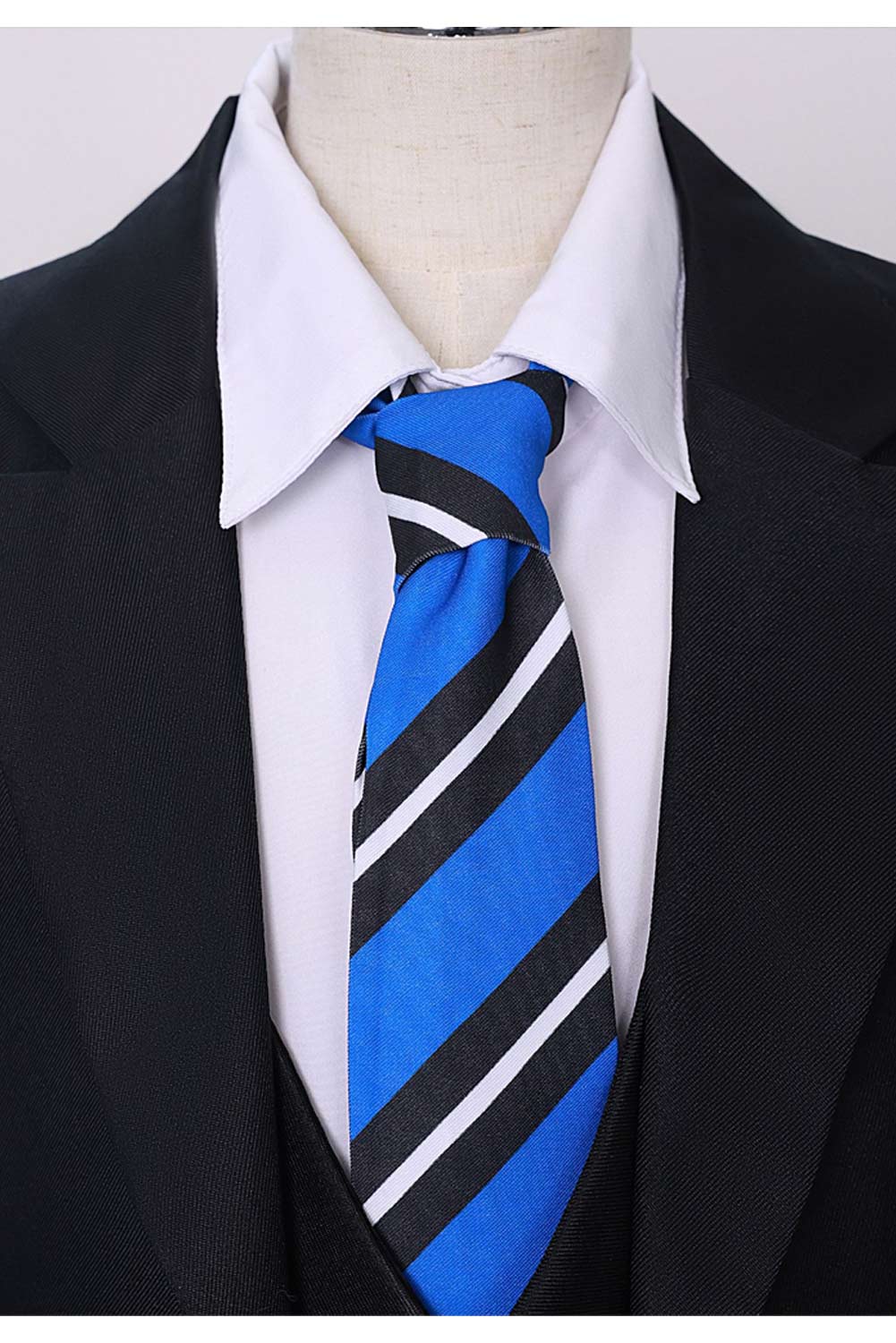 Anime Black Butler: Public School Arc(2024) Ciel Phantomhive Black Uniform Outfits Halloween Carnival Suit Cosplay Costume