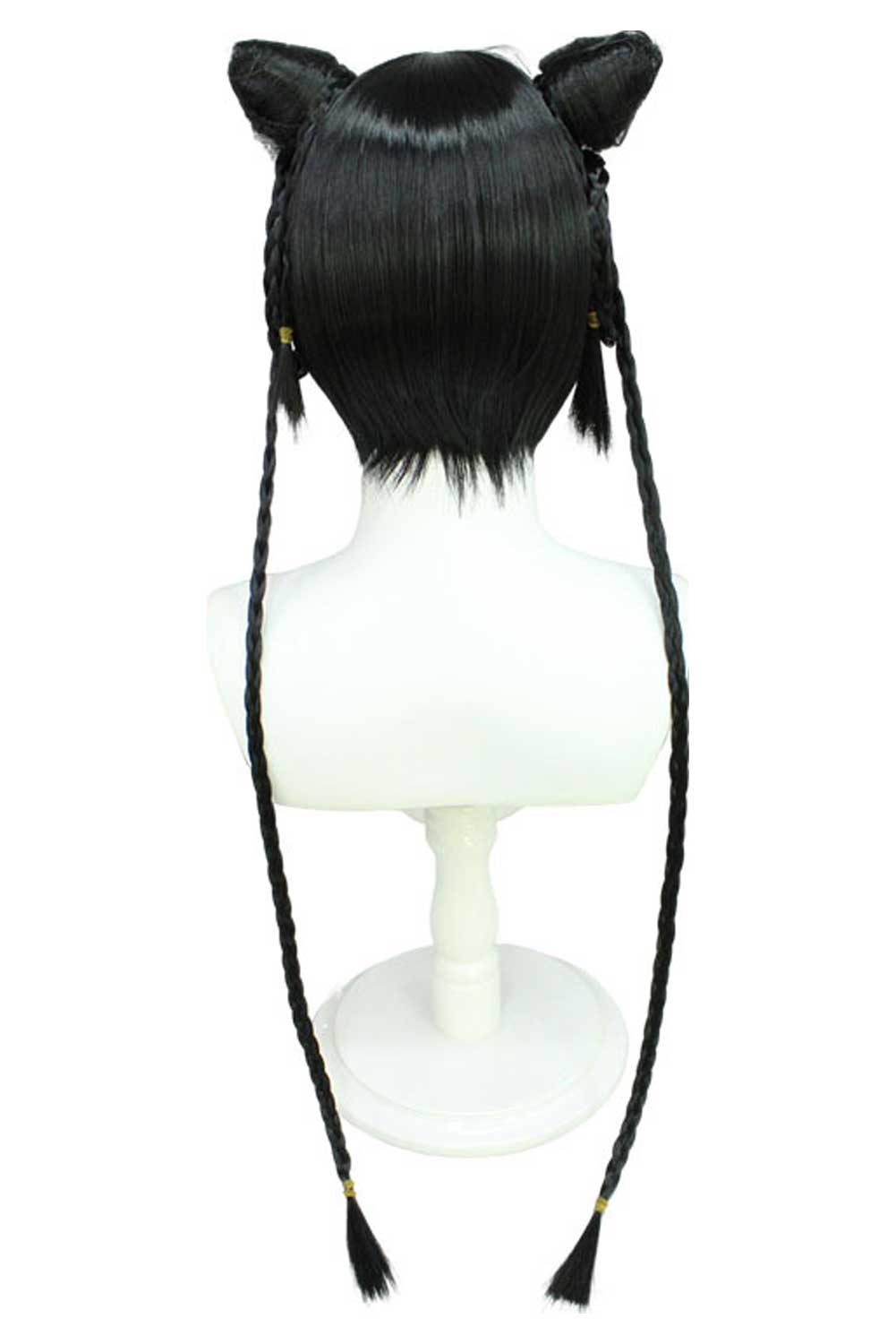 Anime Black Butler Ran Mao Cosplay Wig Heat Resistant Synthetic Hair Halloween Costume Accessories