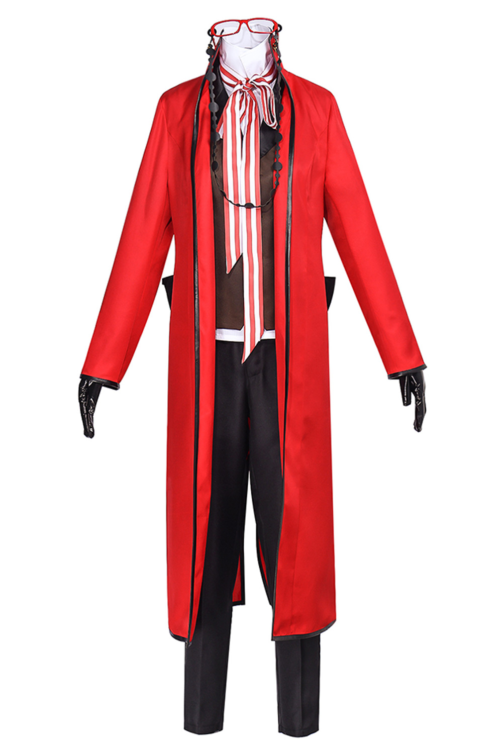 Anime Black Butler Ronald Knox Red Outfits Halloween Carnival Suit Cosplay Costume