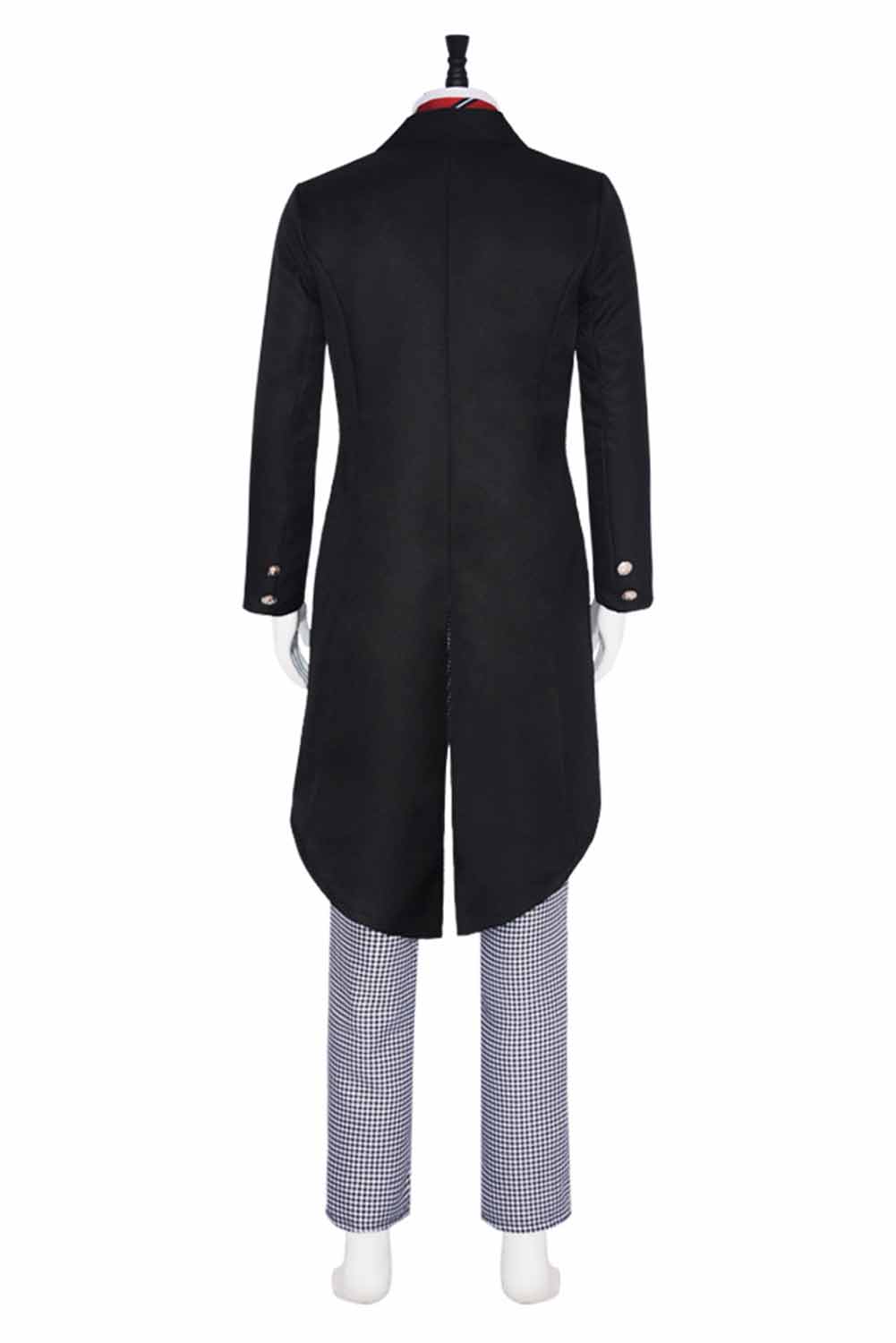 Anime Black Butler Season 4: Public School Arc Edgar Redmond Black Uniform Outfit Halloween Cosplay Costume