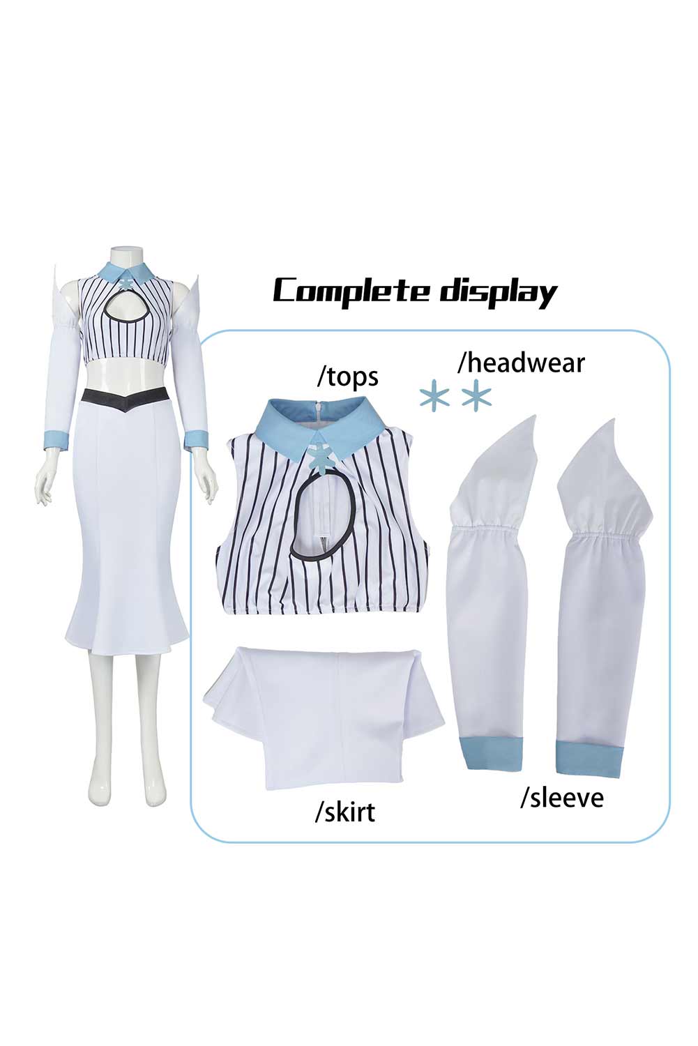 Anime Bleach Inoue Orihime Outfits Halloween Carnival Suit Cosplay Costume