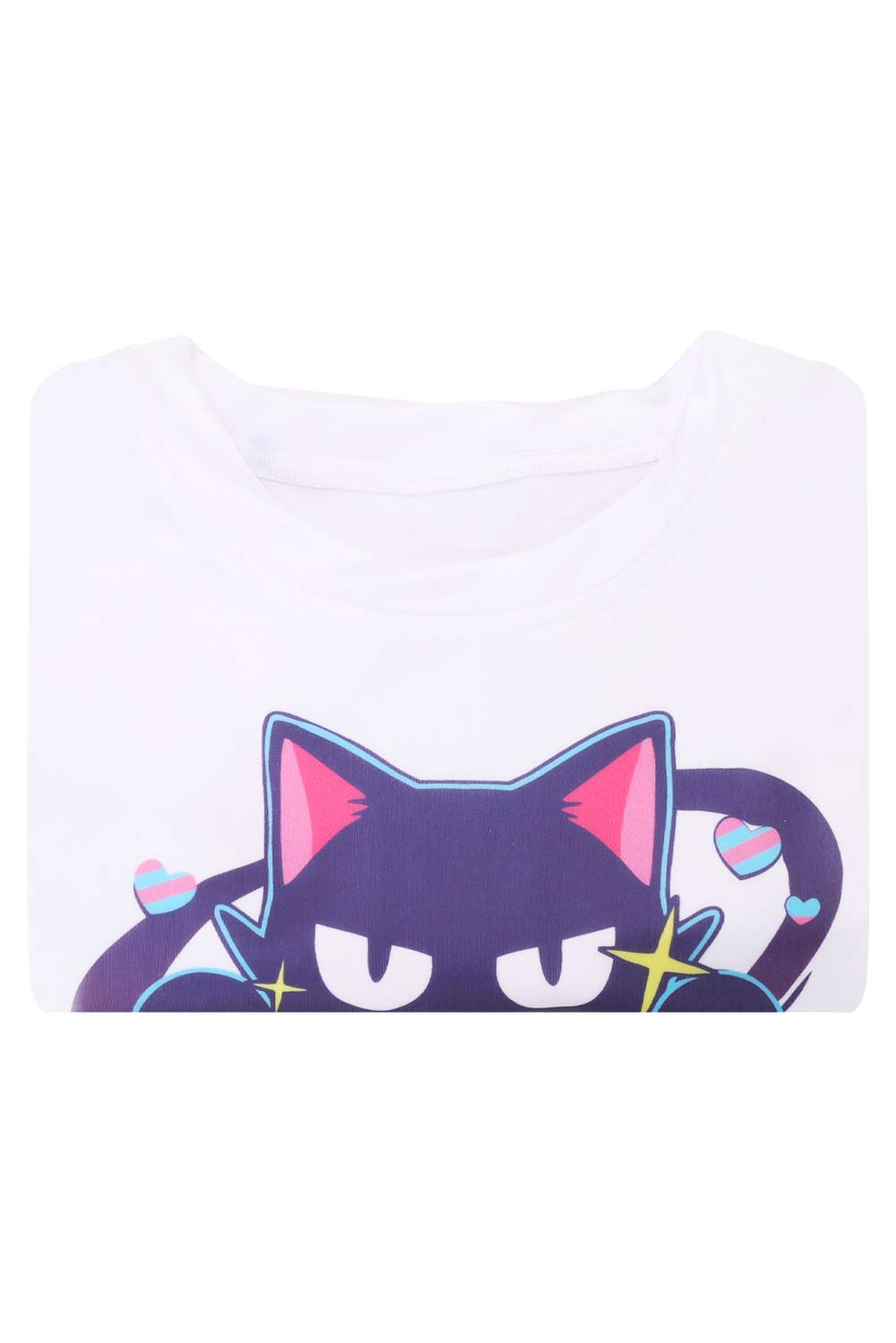 Anime Blue Archive: The Animation Sugar Rush After-School Sweets Club White T-shirt Outfits Halloween Carnival Suit Cosplay Costume