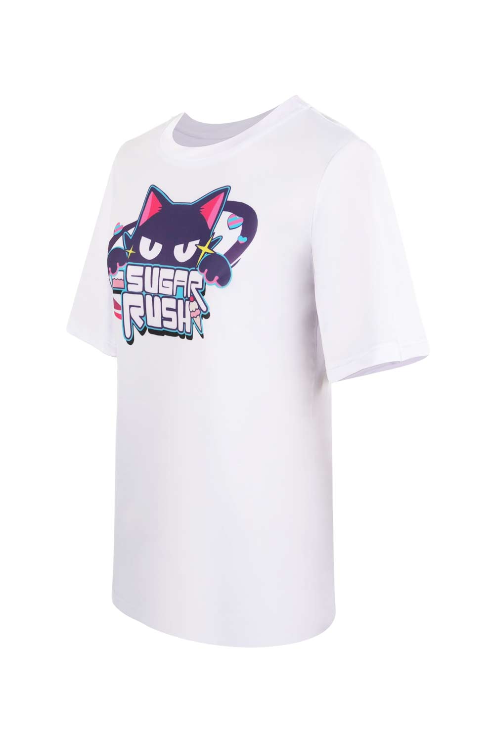 Anime Blue Archive: The Animation Sugar Rush After-School Sweets Club White T-shirt Outfits Halloween Carnival Suit Cosplay Costume