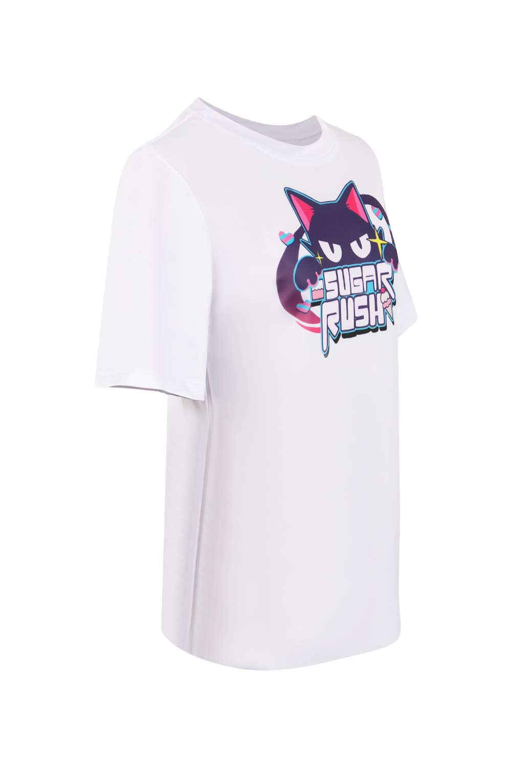 Anime Blue Archive: The Animation Sugar Rush After-School Sweets Club White T-shirt Outfits Halloween Carnival Suit Cosplay Costume