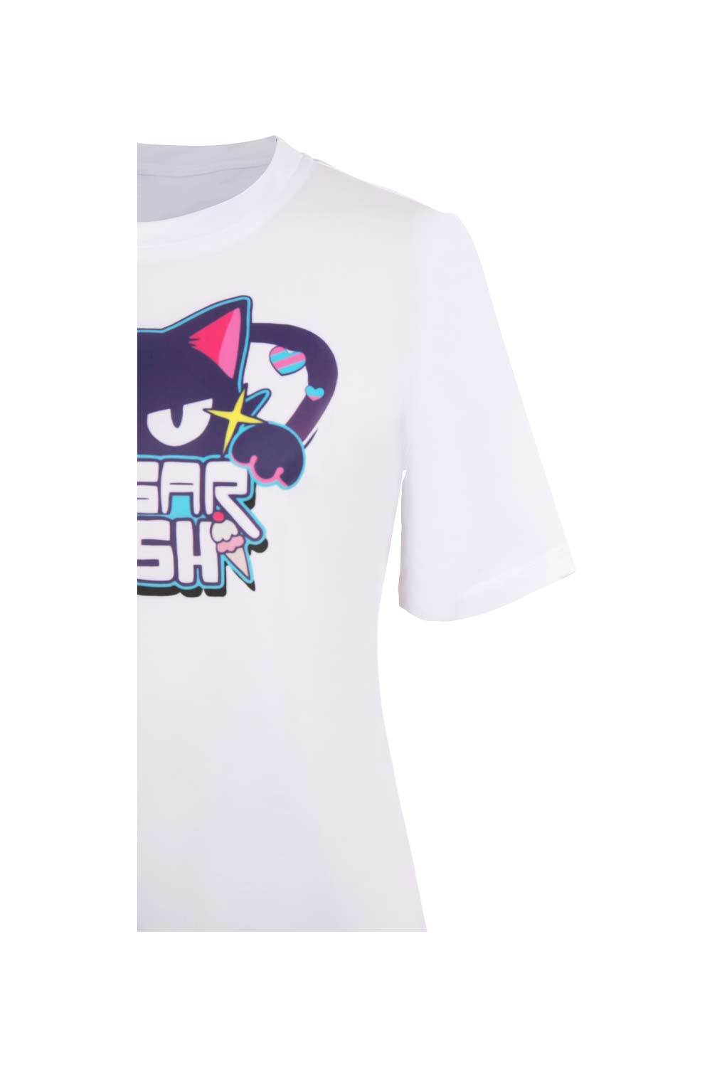 Anime Blue Archive: The Animation Sugar Rush After-School Sweets Club White T-shirt Outfits Halloween Carnival Suit Cosplay Costume