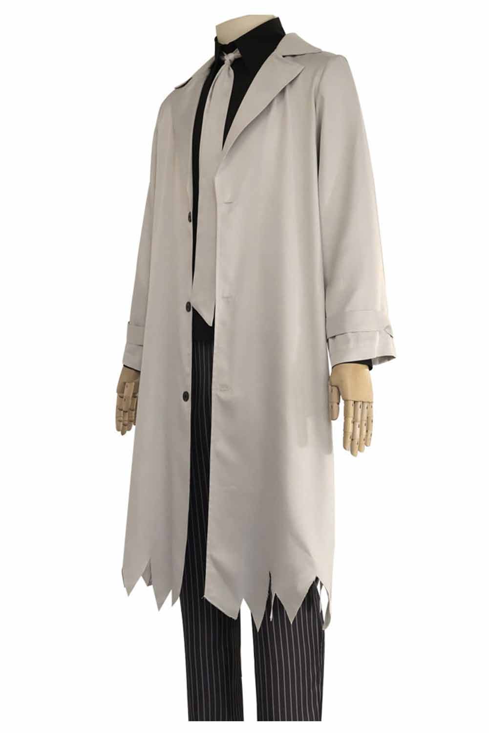 Anime Bungo Stray Dogs Ryunosuke Akutagawa Grey Uniform Outfits Halloween Carnival Suit Cosplay Costume