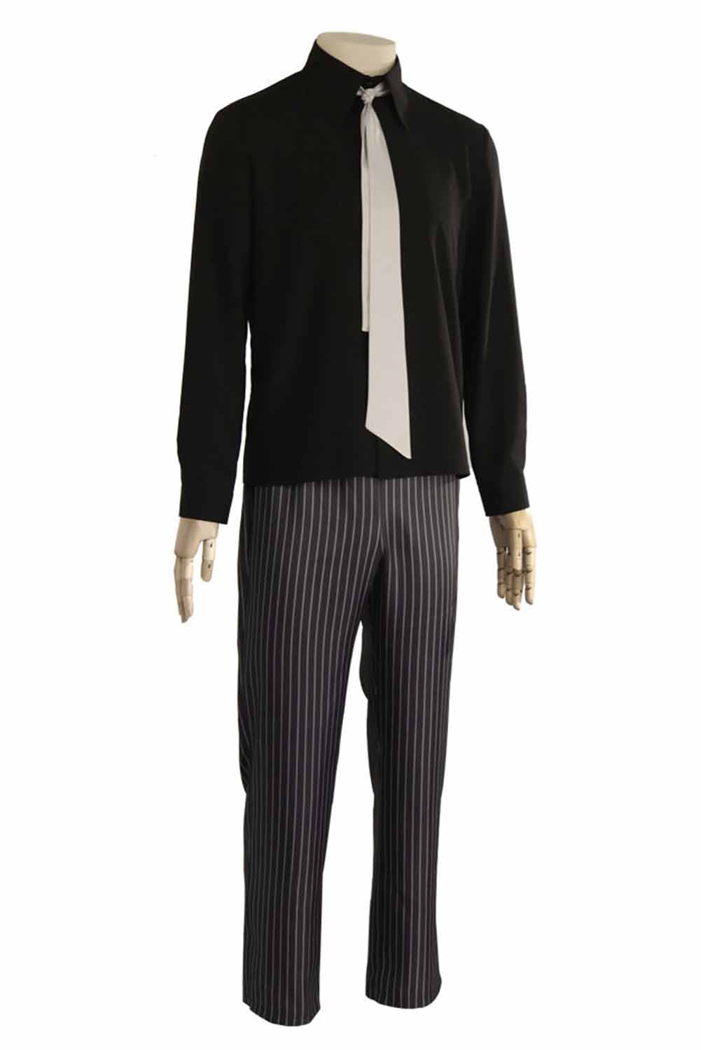 Anime Bungo Stray Dogs Ryunosuke Akutagawa Grey Uniform Outfits Halloween Carnival Suit Cosplay Costume