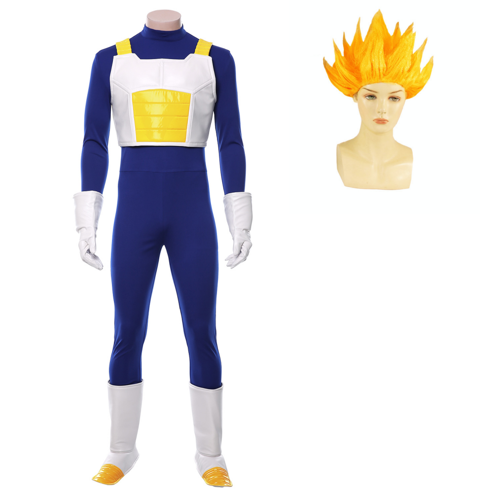 Anime DRAGON BALL Dragonball Z Vegeta IV Outfit Cosplay Costume Halloween Carnival Suit