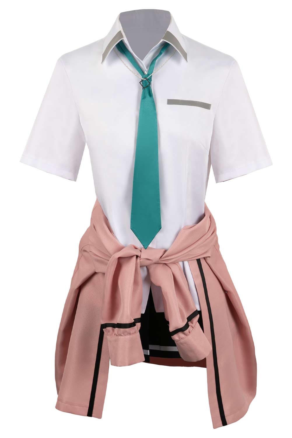 Anime Days with My Stepsister Saki Ayase Pink Uniform Set Outfits Halloween Carnival Suit Cosplay Costume