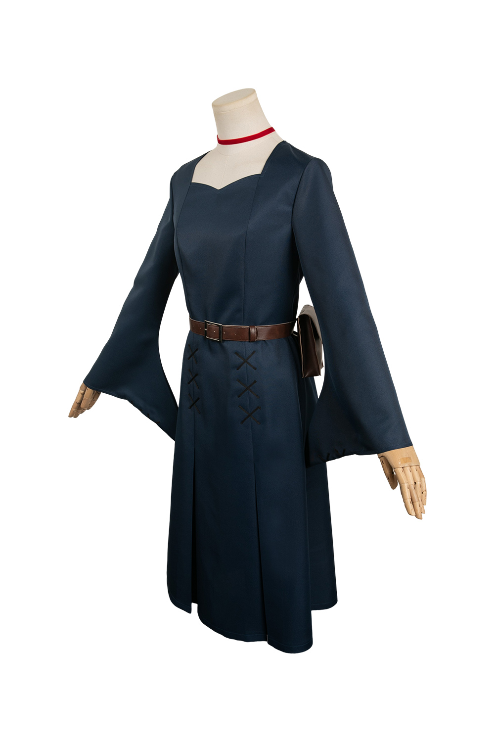 Anime Delicious in Dungeon Marcille Donato Dark Blue Dress Set Outfits Halloween Carnival Suit Cosplay Costume