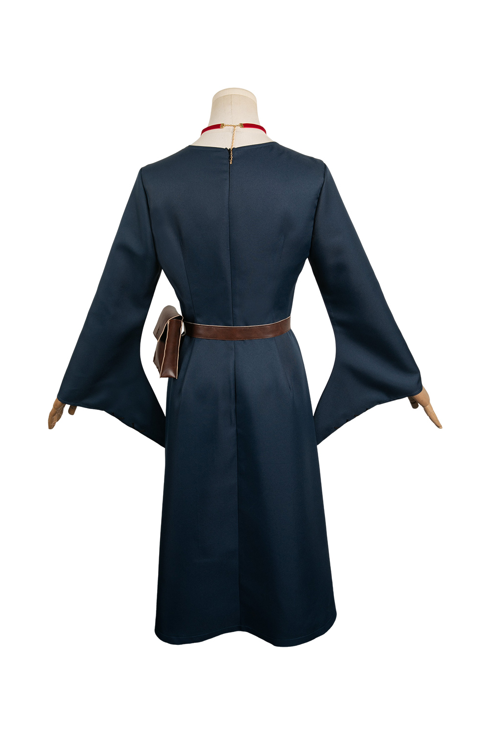Anime Delicious in Dungeon Marcille Donato Dark Blue Dress Set Outfits Halloween Carnival Suit Cosplay Costume