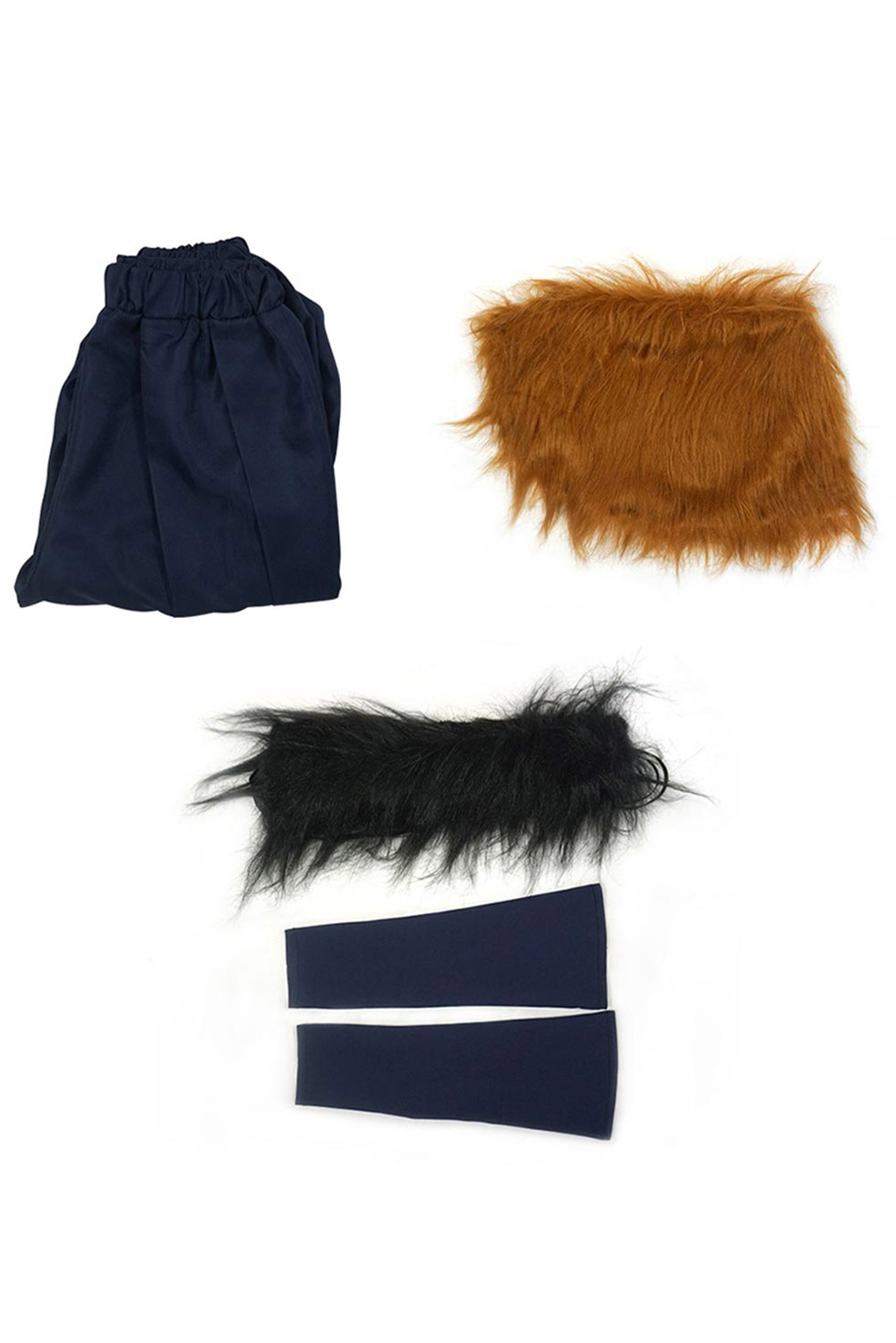 Anime Demon Slayer Hashibira Inosuke Kids Children Full Set With Mask Outfits Halloween Carnival Suit Cosplay Costume