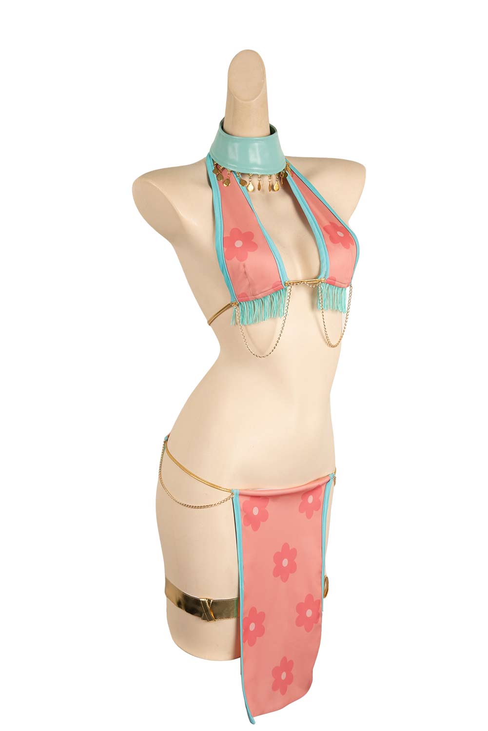 Anime Fairy Tail Lucy Heartfilia Sexy Pink Bikinis Set Swimsuit Outfits Halloween Carnival Suit Cosplay Costume