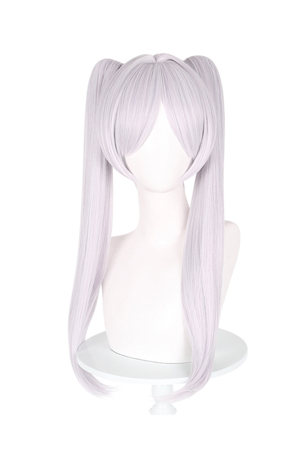 Anime Frieren: Beyond Journey's End Frieren Cosplay Wig and Ear Heat Resistant Synthetic Hair Halloween Costume Accessories