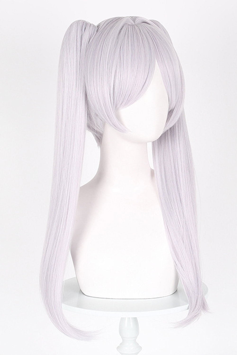 Anime Frieren: Beyond Journey's End Frieren Cosplay Wig and Ear Heat Resistant Synthetic Hair Halloween Costume Accessories