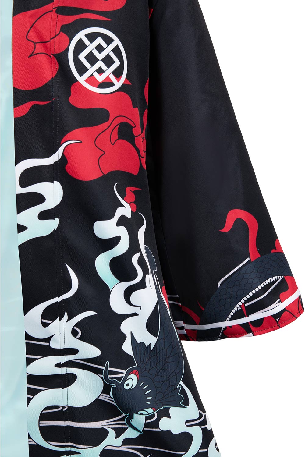 Anime Girls Band Cry 2024 Nina Iseri Printed Haori Coat Outfits Halloween Carnival Suit Cosplay Costume