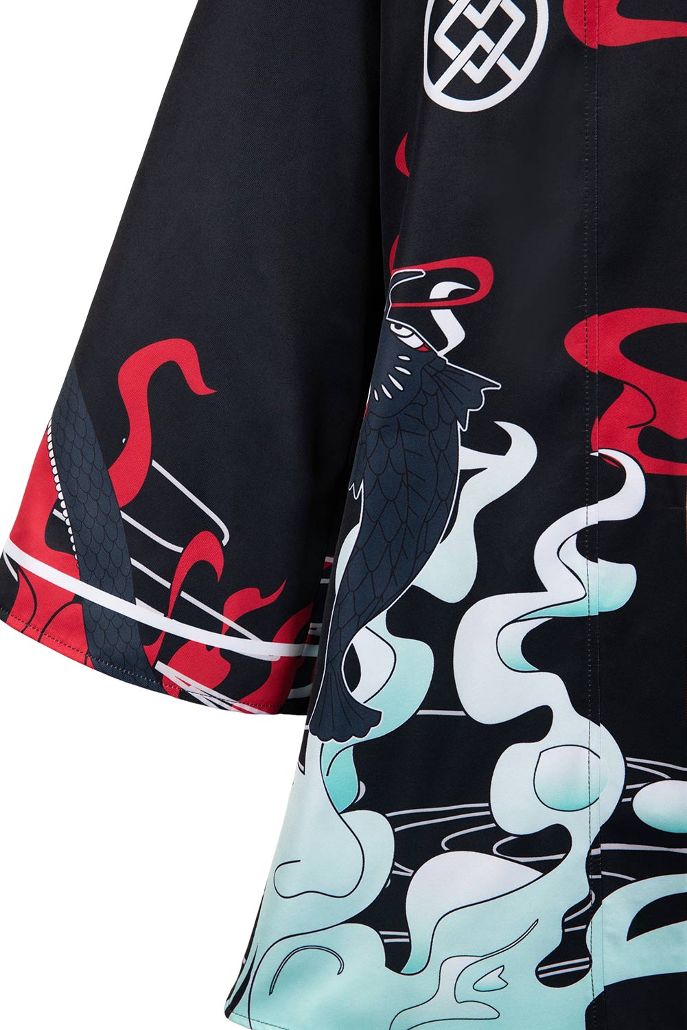 Anime Girls Band Cry 2024 Nina Iseri Printed Haori Coat Outfits Halloween Carnival Suit Cosplay Costume