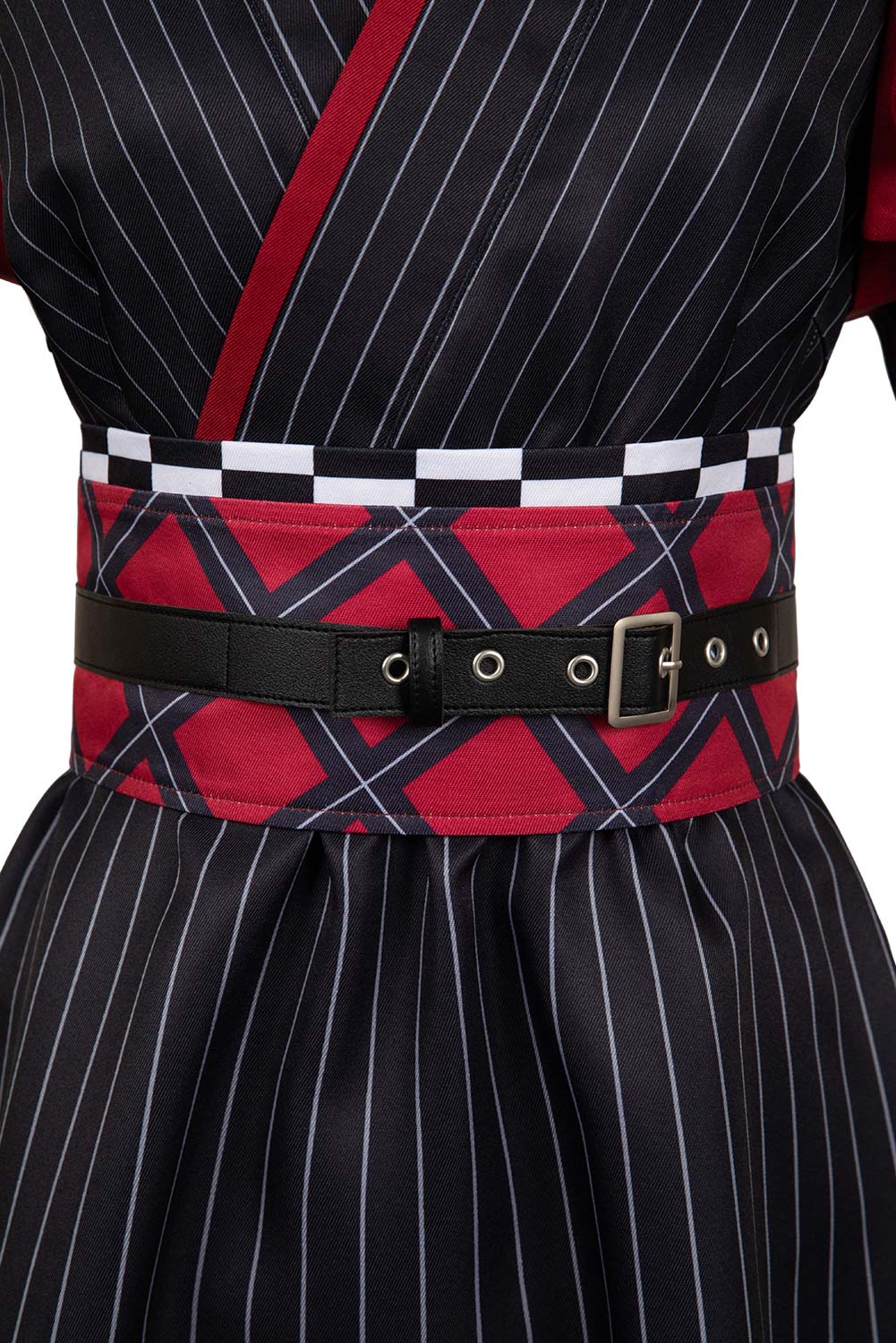 Anime Girls Band Cry 2024 Subaru Awa Black Striped Dress Outfits Halloween Carnival Suit Cosplay Costume